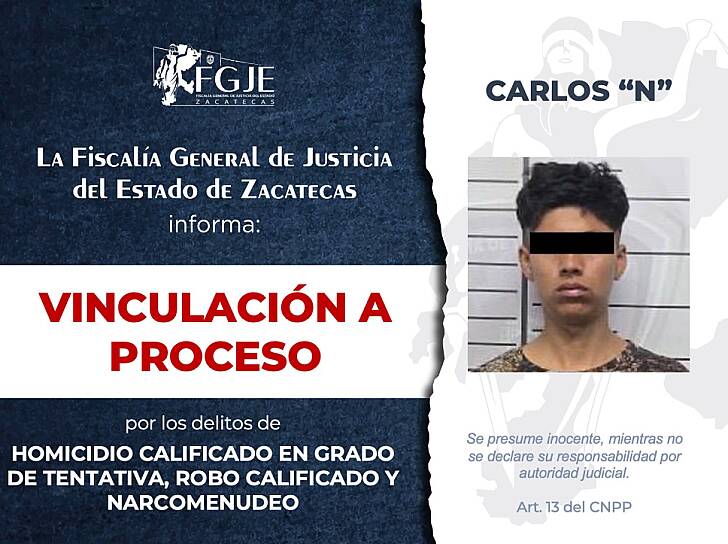 LO VINCULAN A PROCESO POR TENTATIVA DE HOMICIDIO Y OTROS DELITOS
