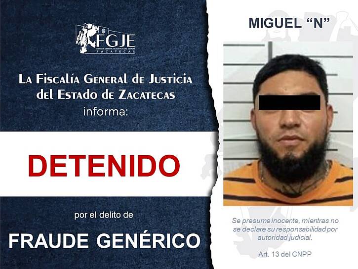 EJECUTA FGJEZ 12 ÓRDENES DE APREHENSIÓN EN DISTINTOS MUNICIPIOS DEL ESTADO