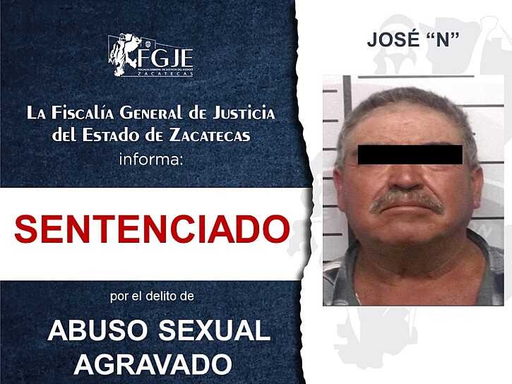 OBTIENE FGJEZ SENTENCIA DE CUATRO AÑOS POR ABUSO SEXUAL AGRAVADO