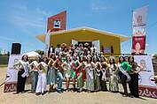 ENTREGAN GOBIERNOS Y CLUBES MIGRANTES TEMPLO EN EL BORDO GUADALUPE