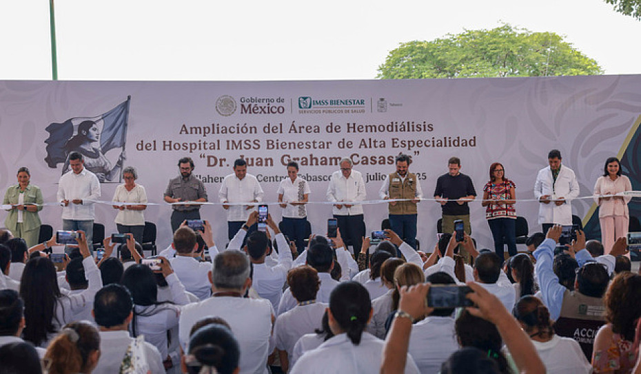 INAUGURA SHEINBAUM AMPLIACIÓN DE HOSPITAL DEL IMSS EN TABASCO