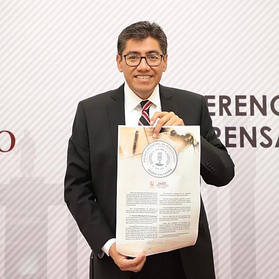 ANUNCIAN PREMIO MUNICIPAL DE PERIODISMO ‘PEDRO VALTIERRA’ &nbsp;