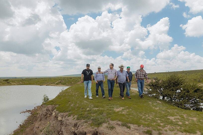 SUPERVISAN EN GUADALUPE BORDOS DE AGUA AL 80% DE SU CAPACIDAD