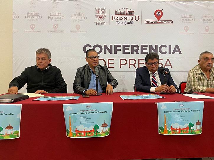 ANUNCIAN PROGRAMA DE INFRAESTRUCTURA VERDE EN FRESNILLO 