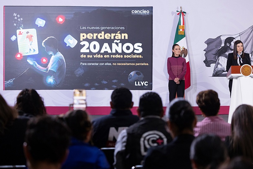 LLAMA CLAUDIA SHEINBAUM A PROTEGER A MENORES DEL USO EXCESIVO DE REDES