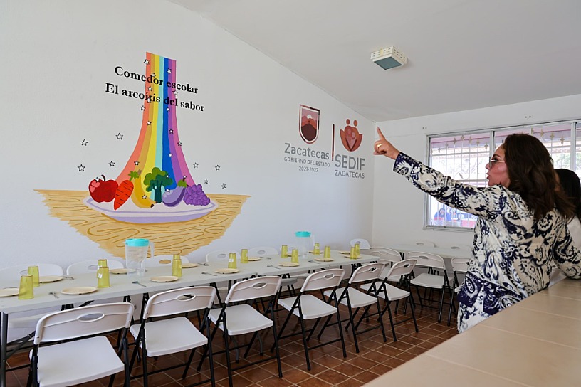 INAUGURAN COMEDOR ESCOLAR PARA 78 NIÑOS DE TEPECHITLÁN