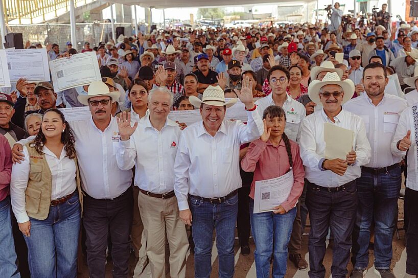 ENTREGAN FERTILIZANTE GRATUITO A MÁS DE 63 MIL PRODUCTORES ZACATECANOS