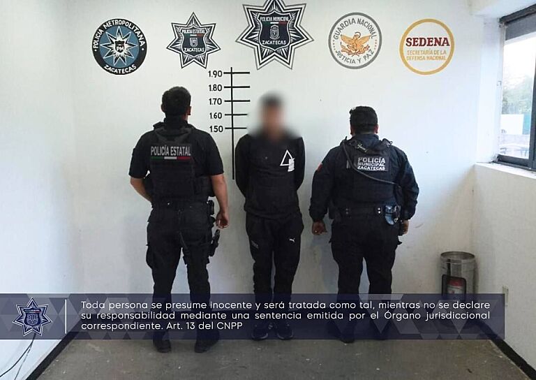 DETIENEN A HOMBRE POR ROBO DE ANDAMIOS EN COLONIA BUENOS AIRES