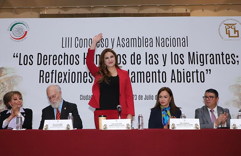 CON EUA SE NEGOCIA COMO IGUALES: GEOVANNA BAÑUELOS