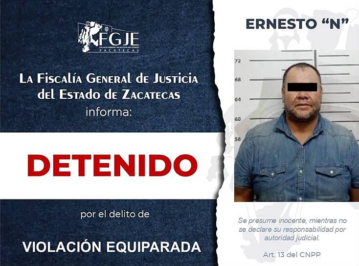 DETIENE FGJEZ A CUATRO PERSONAS CON ÓRDENES DE APREHENSIÓN
