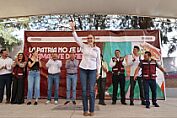LLAMA VERO DÍAZ A RESPALDAR LA TRANSFORMACIÓN DESDE GUADALUPE