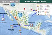 PREVÉ GOBIERNO DE ZACATECAS LLUVIAS FUERTES DURANTE ESTA SEMANA