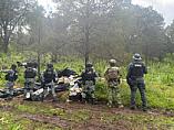 DESMANTELAN FUERZAS DE SEGURIDAD CAMPAMENTO Y ASEGURAN VEHÍCULO EN CHALCHIHUITES