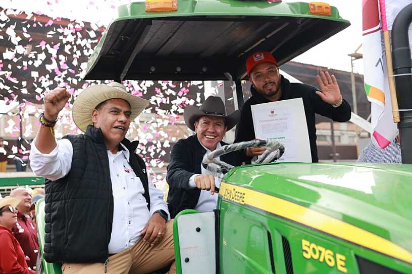 IMPULSA DAVID MONREAL NUEVA RUTA PARA FORTALECER EL CAMPO ESTATAL