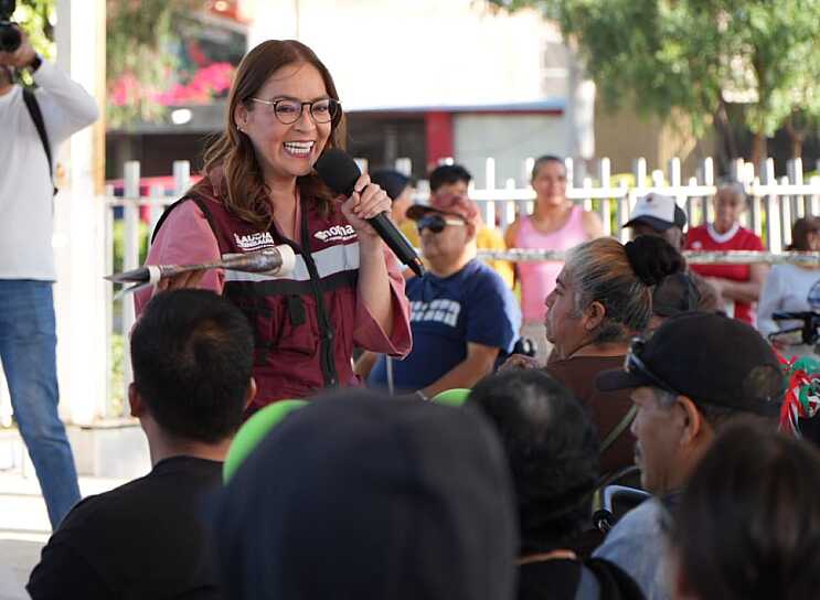 DESTACA VERO DÍAZ INVERSIÓN SOCIAL DURANTE ENCUENTRO EN FRESNILLO