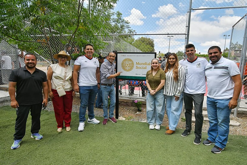 ESTRENAN GUADALUPENSES CANCHA RENOVADA EN LA PURÍSIMA