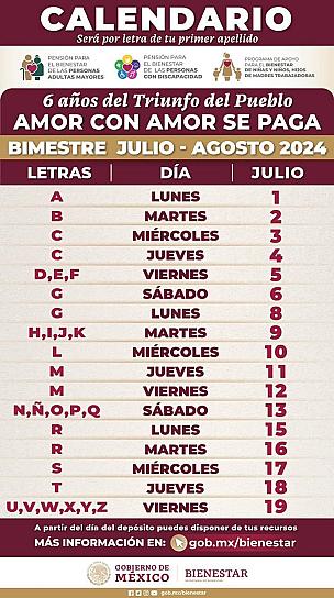 A PARTIR DEL 1 DE JULIO, SE PAGARÁ PENSIÓN PARA EL BIENESTAR DE ADULTOS MAYORES