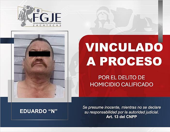 VINCULAN A EDUARDO “N” POR HOMICIDIO CALIFICADO EN MORELOS
