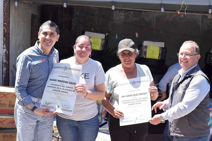 NOMBRA CARLOS PEÑA A NUEVO DIRIGENTES DEL PRI EN ZACATECAS