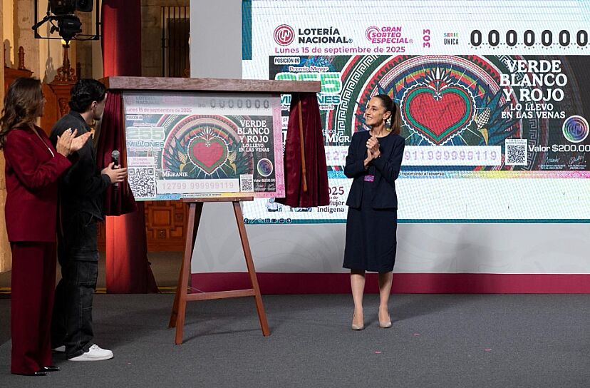LANZA LOTERIA NACIONAL SORTEO EN APOYO A MIGRANTES
