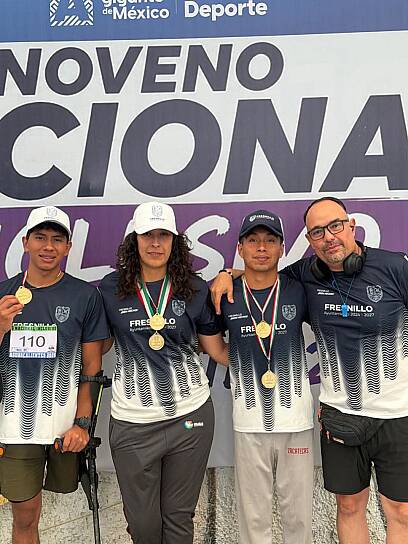 GANA FRESNILLO CINCO MEDALLAS DE ORO EN EL NOVENO NACIONAL INCLUSIVO