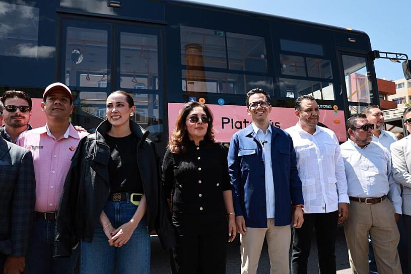 MODERNIZAN TRANSPORTE PÚBLICO DE Y ARRIBAN PRIMERAS UNIDADES DEL PLATABÚS
