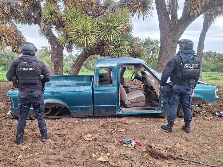 ASEGURAN VEHÍCULO ROBADO EN PÁNUCO