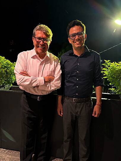 -Con el mi mejor pupilo y próximo alcalde de Zacatecas