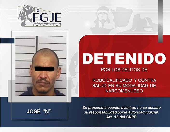 CUMPLIMENTAN CUATRO ÓRDENES DE APREHENSIÓN POR DIVERSOS DELITOS EN ZACATECAS