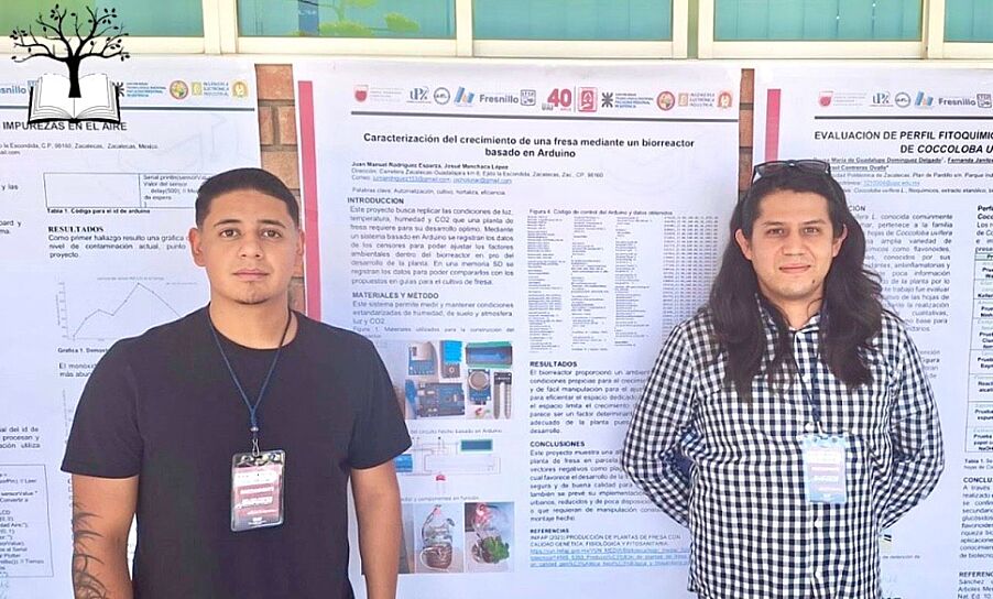 GANAN ESTUDIANTES DE LA UAZ TERCER LUGAR DE PÓSTER CIENTÍFICO