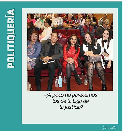 -¿A poco no parecemos los de la Liga de la Justicia?