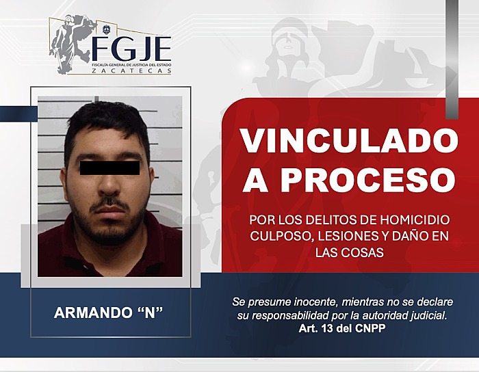 VINCULAN A ARMANDO “N” POR ACCIDENTE MORTAL EN BULEVAR
