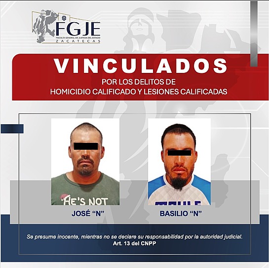 LOS VINCULAN A PROCESO POR HOMICIDIO CALIFICADO Y LESIONES CALIFICADAS   