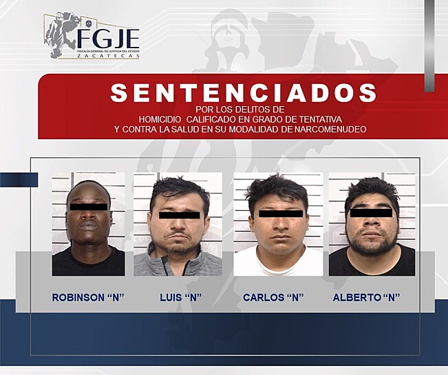 SENTENCIADOS A 8 AÑOS DE PRISIÓN POR TENTATIVA DE HOMICIDIO Y NARCOMENUDEO