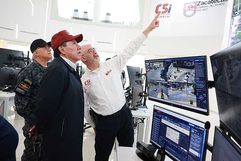 REFUERZA DAVID MONREAL VIDEOVIGILANCIA DEL C5I PARA FERIAS ESTATALES