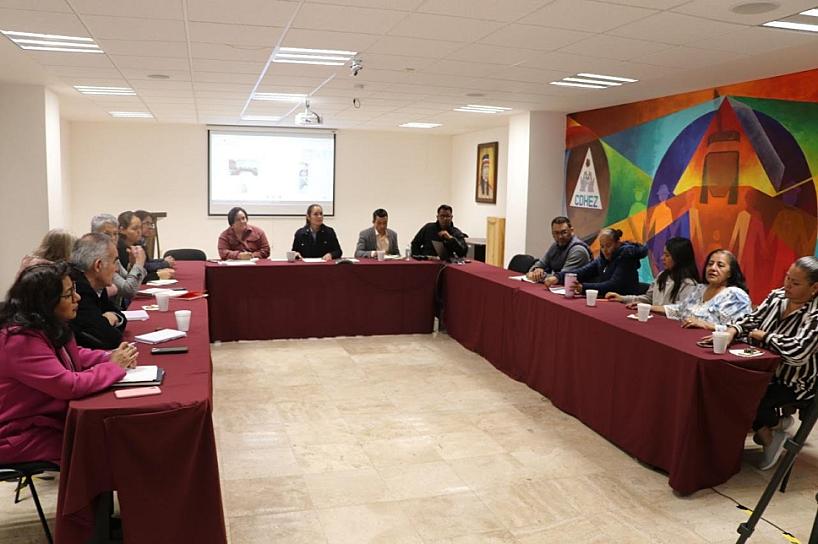 Apoya CDHEZ  a colectivos de familiares de personas desaparecidas 