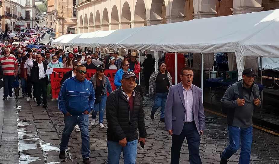 AMAGA SNTE 58 CON MOVILIZACIONES