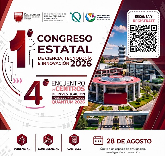 CONVOCA GOBIERNO ESTATAL A PRIMER CONGRESO DE CIENCIA EN QUANTUM