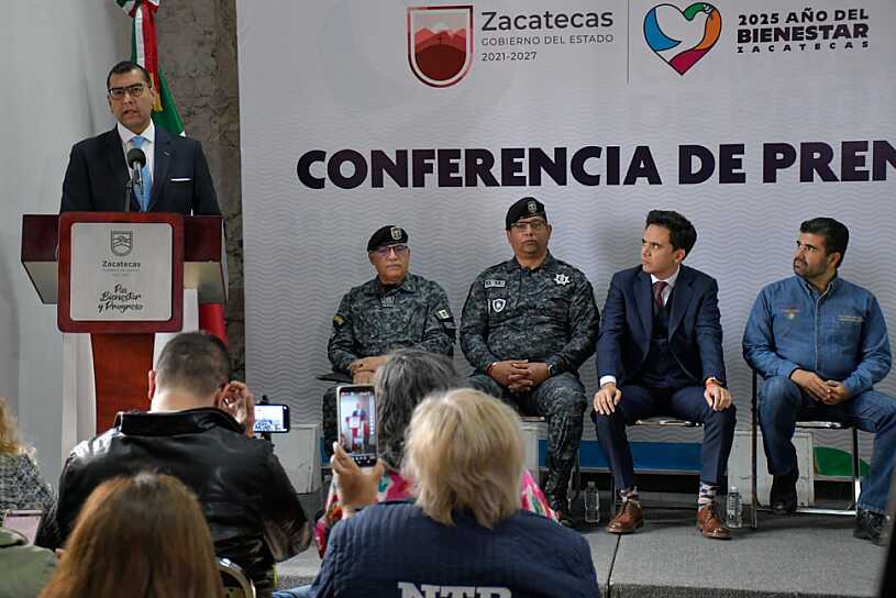 DESTACAN FUERTE DAÑO A GRUPO CRIMINAL TRAS OPERATIVOS EN ZACATECAS