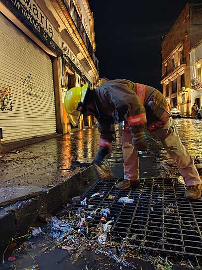 ATIENDE PROTECCIÓN CIVIL REPORTES POR INTENSAS LLUVIAS