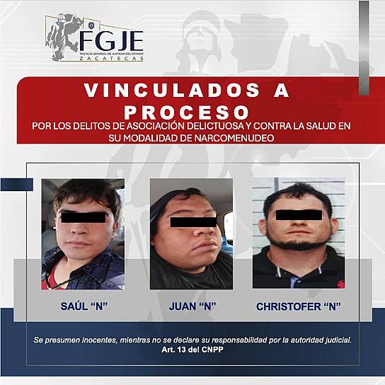 VINCULADOS POR ASOCIACIÓN DELICTUOSA Y DELITOS CONTRA LA SALUD