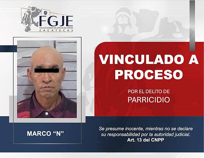 VINCULAN A PROCESO A MARCO “N” POR PARRICIDIO   
