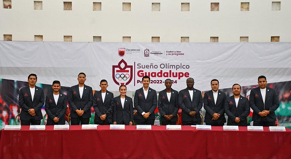 APOYA GUADALUPE A 3 ATLETAS RUMBO A OLIMPIADAS DE PARÍS