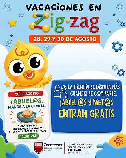 OFRECE ZIGZAG ENTRADAS GRATUITAS Y TALLER DE MAZAPANES PARA ABUELOS