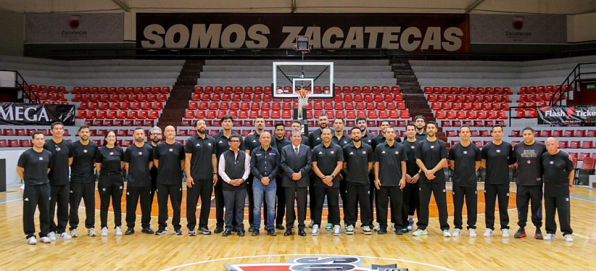 RECIBE ZACATECAS A MÉXICO PARA ELIMINATORIAS MUNDIALISTAS DE BASQUETBOL