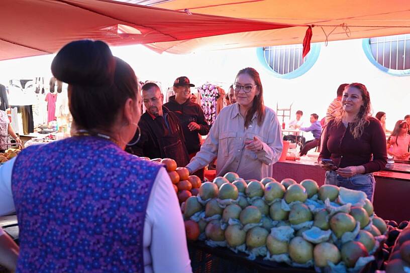 DESTACA VERO DÍAZ PAPEL DE LOS TIANGUIS EN ECONOMÍA SOCIAL