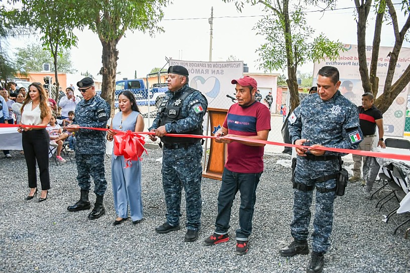REHABILITA SEGURIDAD PÚBLICA JARDÍN Y PARQUE EN VILLA DE COS