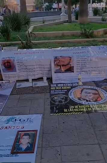 EXIGEN FAMILIAS LOCALIZAR A DESAPARECIDOS DURANTE VELADA EN FRESNILLO