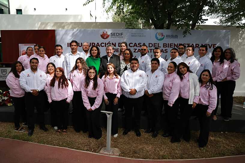 INAUGURA DAVID MONREAL PRIMERA CASA DEL BIENESTAR “VIVE” EN JEREZ