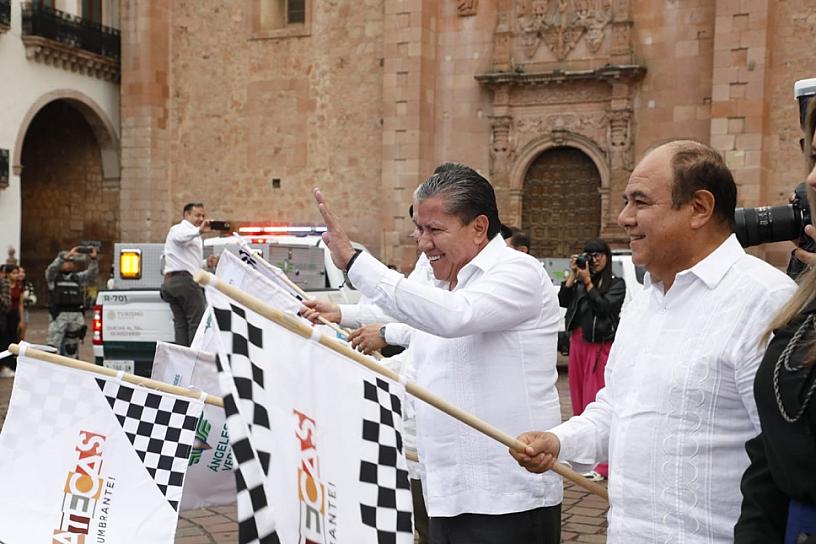 APOYAN LABOR DE LOS ÁNGELES VERDES CON LA ENTREGA DE PATRULLAS NUEVAS